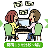 見積もりを比較・検討