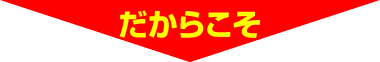 だからこそ
