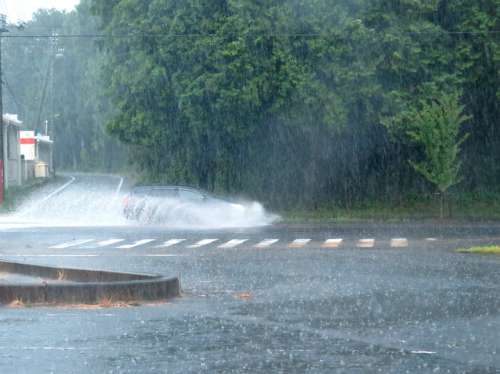 ゲリラ豪雨や台風で車に損害が 自動車保険はどこまで補償してくれる 保険スクエアbang 自動車保険